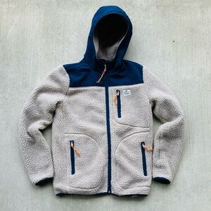 Penfield Fleece Sherpa Jacket Men Size Small Zip Up Utility Outdoor